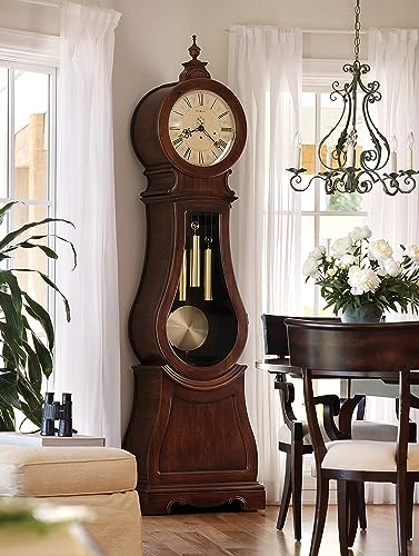 Volhard Wood Finish Convex Glass Clock