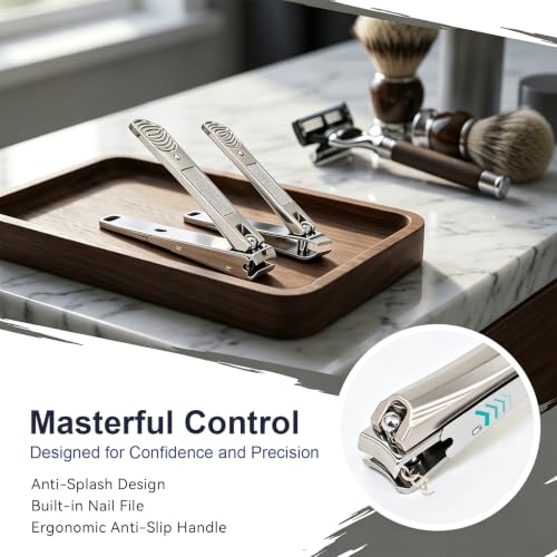 Image of Leipple 9 in 1 Professional Manicure Kit with Magnetic Leather Case,Black