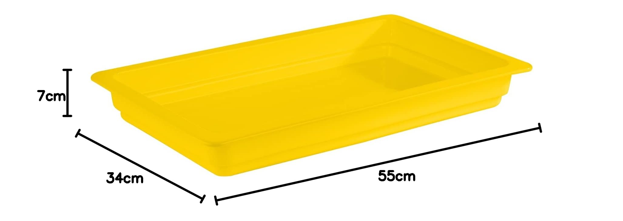 APS 82270 GN Recipiente 1/1 de porcelana, capacidad 2 litros, resistente al calor hasta 220 °C y apto para lavavajillas