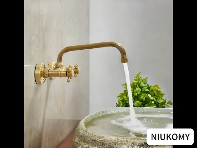 Grifo Fregadero Grifo Vintage De Bronce Para Cocina Diseño Retro