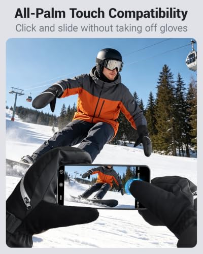Pixel Panda Ski Mittens