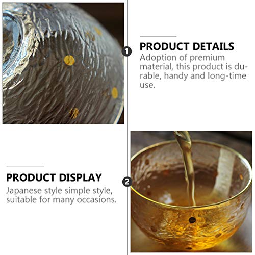 YARNOW 4 copos de saquê japoneses de vidro para shots de vidro para copos de chá, copos de vinho, ca