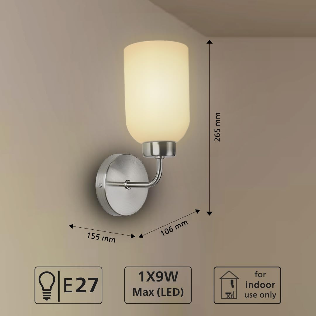 Philips Glow Wall Light - Nickel Finish -6