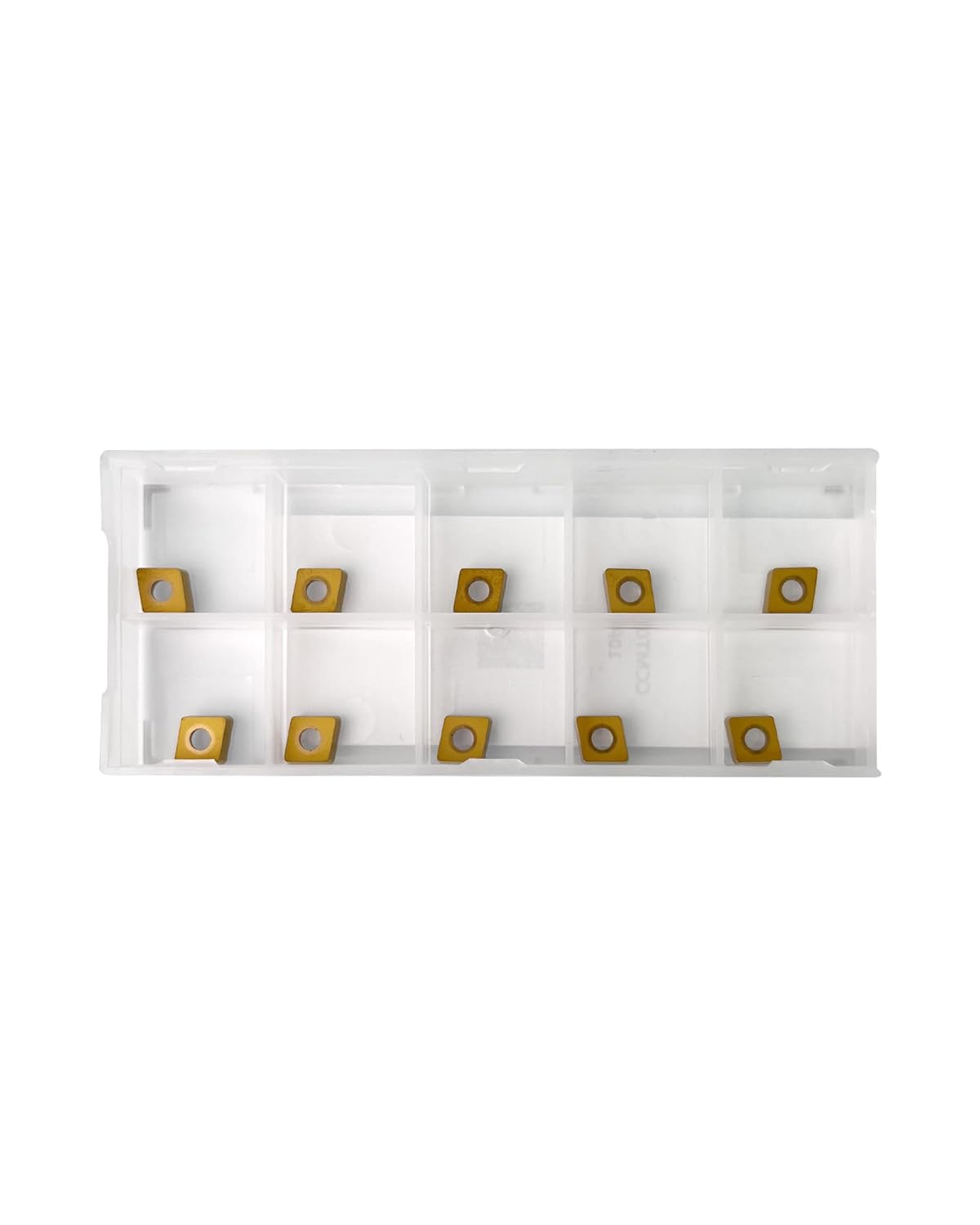 Carbide Turning Inserts CCMT21.52 CCMT060208, Mutilayer Coated Turning Inserts Cutting Tools for Steel Parts and Stainless Steel, CNC Lathe Tool Inserts for Lathe Turning Tool Holder, 10Pcs