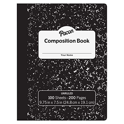 Livre de composition non ligné Pacon carnet de notes pages blanches vierges