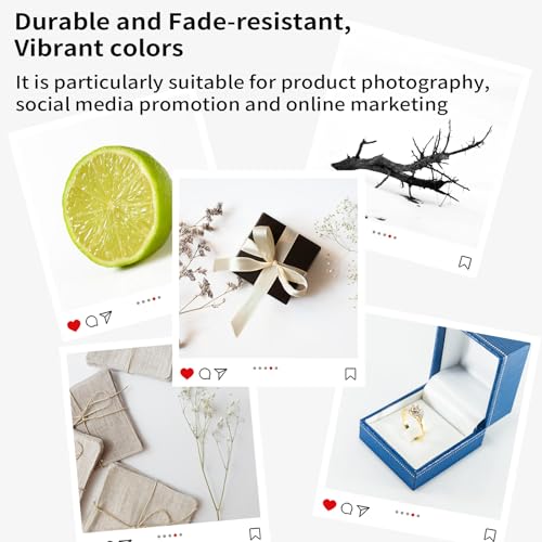 Meking 27.56x55.12 inch PVC Backdrop, Matte & Reflective White Background for Photography Reusable Double Sided Vinyl Backdrops for Product Photography,Portrait Shoots and Photo Video Studio - Thumbnail 3