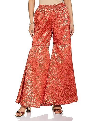 Image of KETCH Polyester Women's Regular Fit Self Design Short Sleeve Kurta With Pant & Dupatta