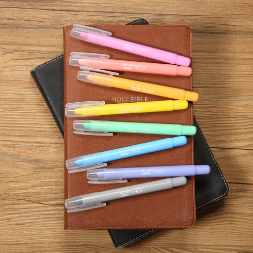 Image of Mr. Pen- No Bleed Gel Highlighters, Friendly Colors, 8 Pack | Bible Highlighters and Pens No Bleed, Bible Markers for Study, Journaling, School Supplies and Accessories
