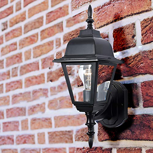 Image of Maple Street 1-Light Outdoor Wall Light with Clear Glass, Wet Rated for Porch, Patio, and Garage - Design House, 507566