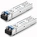 Produktbild QSFPTEK 2Pack 1000BASE-LX/LH Gigabit SFP Modul, 1.25G SFP 1310nm 10km DDM LC Port Single-Mode Mini-GBIC Transceiver für Cisco GLC-LH-SMD/GLC-LX-SM-RGD, Ubiquiti UF-SM-1G, Netgear, Mikrotik, Zyxel
