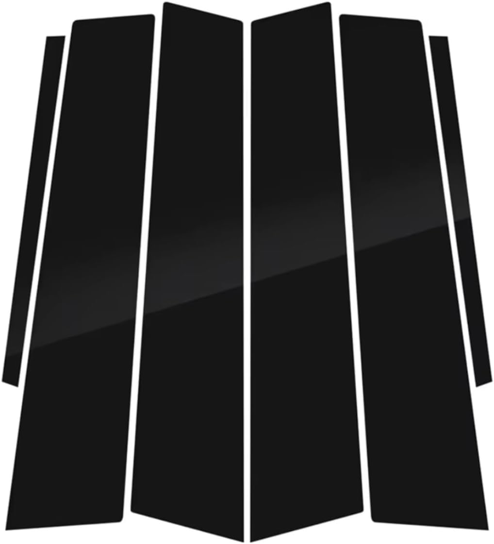 Sticker Pillar Posts Door Compatible With Lexus ES 200 250 260 300h 350 2019 2020 2021 2022 Glossy Black Pillar Posts Door Window Trim Exterior Stickers Accessories