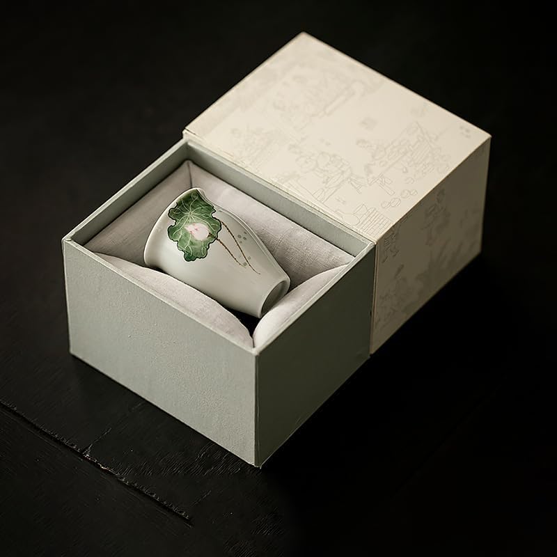 Chinese hand-painted master cup tea cup hand-painted tea cup with gift box-picture6