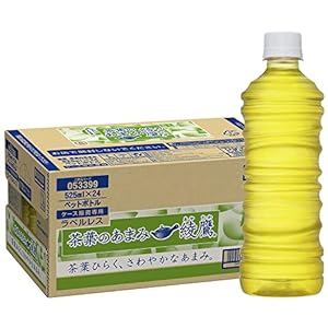 コカ・コーラ 綾鷹 茶葉のあまみ ラベルレス 525mlPET×24本 1,592円（66.3円/本）！プライム会員送料無料！