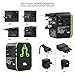 Travel Adapter, with USB-C PD QC C Type USB Port, Universal International Power Adapters AC Plug Charger, Worldwide Wall Socket of US EU UK Euro European Asia Countries India Japan - R&L