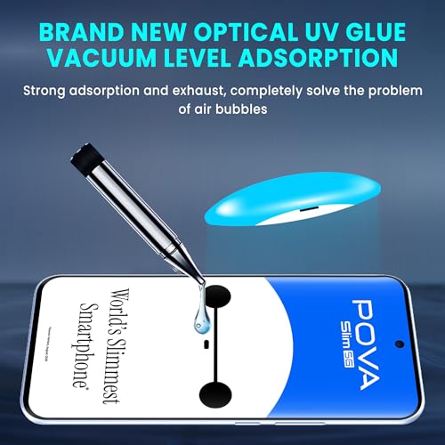 Image of FIRST MART Military-Grade Privacy Tempered Glass for Tecno Pova Slim - 9H Hardness, Edge to Edge, Bubble-Free, Anti-Spy, Anti Peeping [1 Pack]