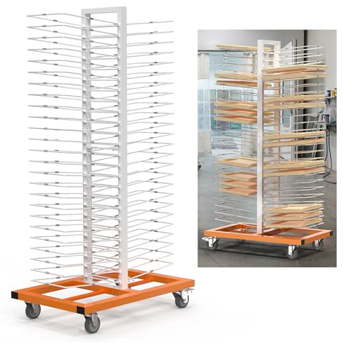 GARVIN 50 Shelves Paint Drying Rack with Casters