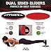 2 x Dual Sided Gliding Discs Core Sliders by Iron Core Fitness | Ultimate Core Trainer | Gym, Home Abdominal & Total Body Workout Equipment | for use on All Surfaces