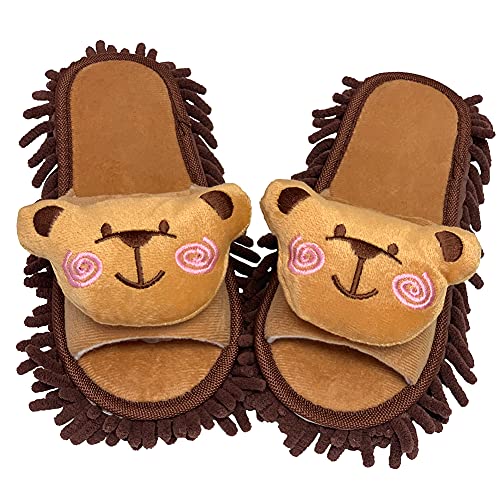 Image of Selric Super Chenille Microfiber Washable Mop Slippers Shoes, Detachable Mopping Shoes, Floor Dust Dirt Hair Cleaner, Multi-sizes Multi-Colors Available