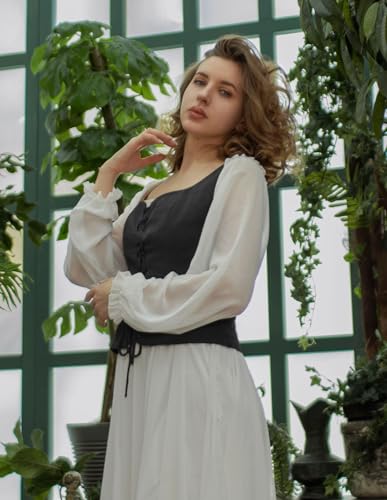 Scarlet Darkness Renaissance Costume Women Corset Tops for Women Cosplay Costume Pirate Bodice2