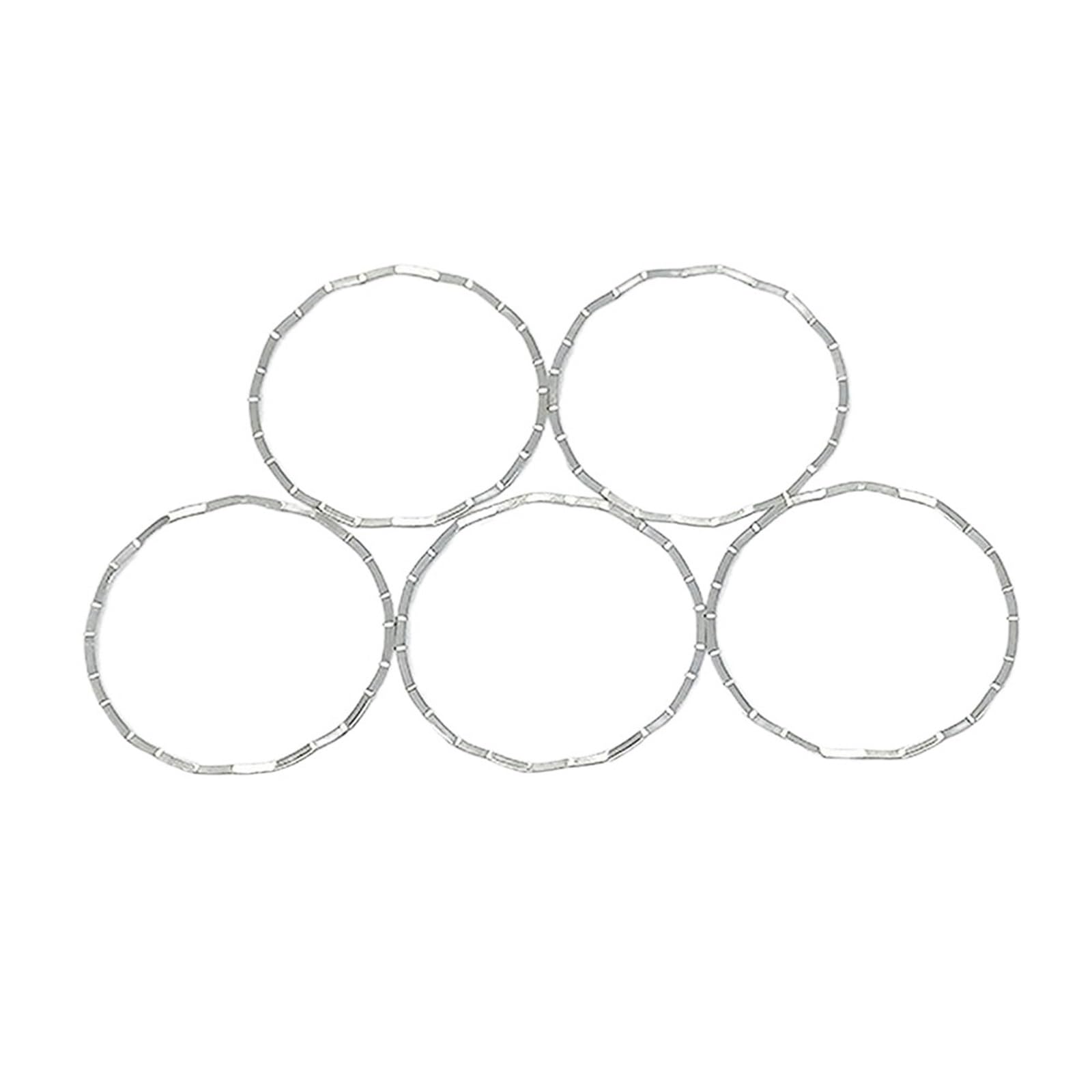 Maryear One Color O Ring Watch Gasket 20/10Pcs Watch Holding Ring Fit Nh34 Nh35 Nh36 Movement 29.5Mm Inner Cover Fixing Metal Watches Accessories(20 Pcs)