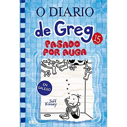 O Diario de Greg 15 - Pasado por auga: Diary of a Wimpy Kid 15, in Galician)
