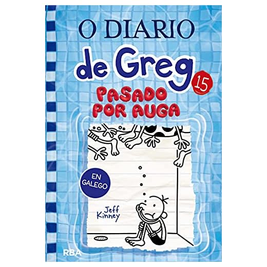O Diario de Greg 15 - Pasado por auga: Diary of a Wimpy Kid 15, in Galician)