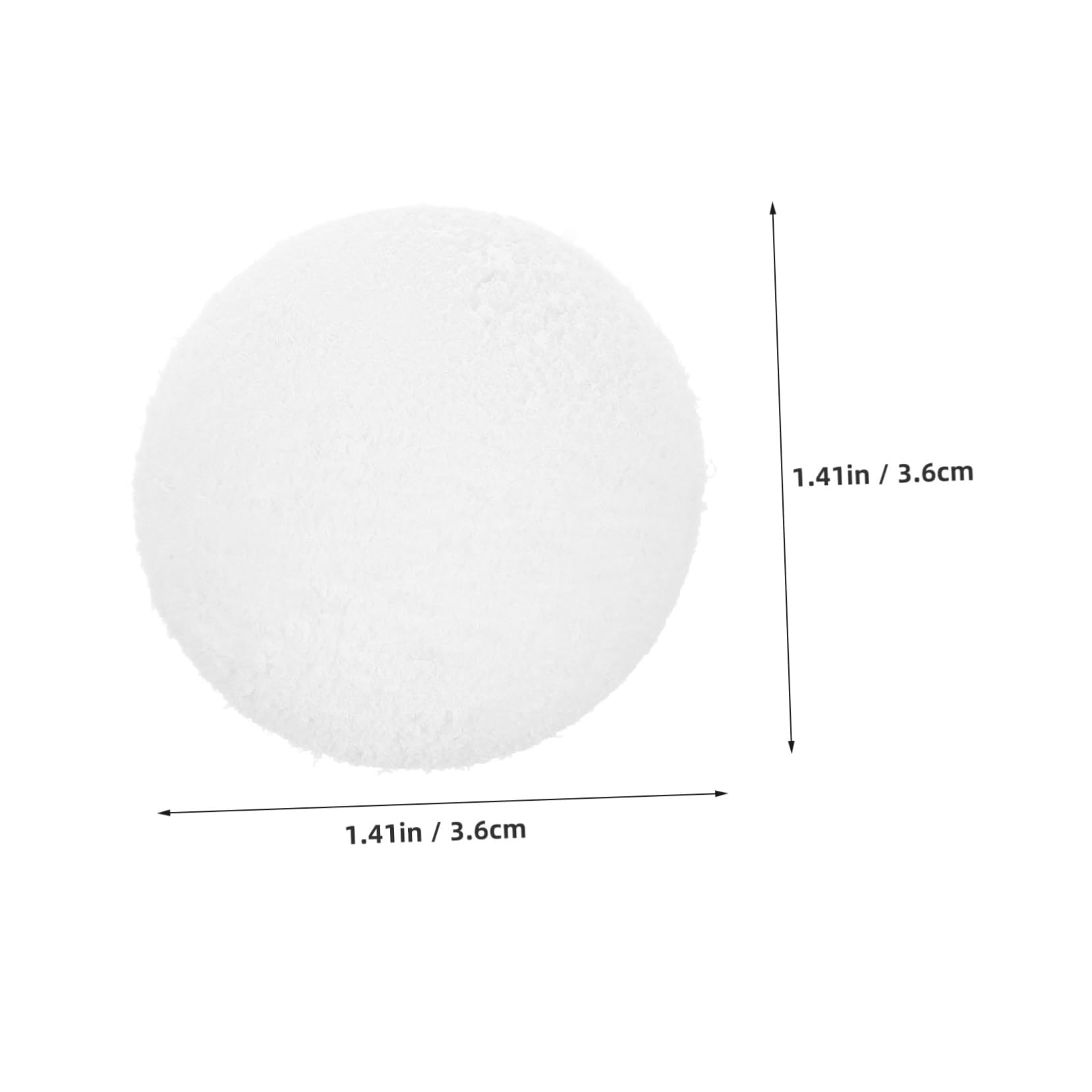 GALPADA Mini Foosball Replacement Ball Silent Indoor Soccer Ball for Interactive Family Play Cute Fuzzy Design Portable Table Soccer Game Accessory