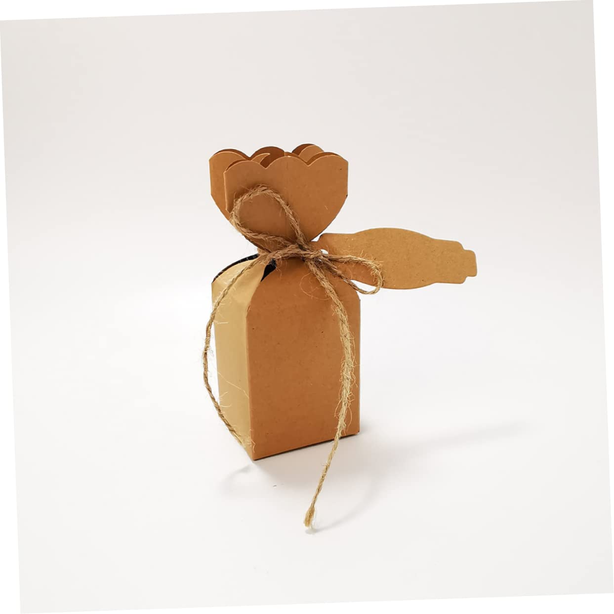 Anneome 50sets Scatole Kraft Per Matrimoni e Confezione Per Compleanni e Celebrazioni Design Te Ropes e Cartoncini