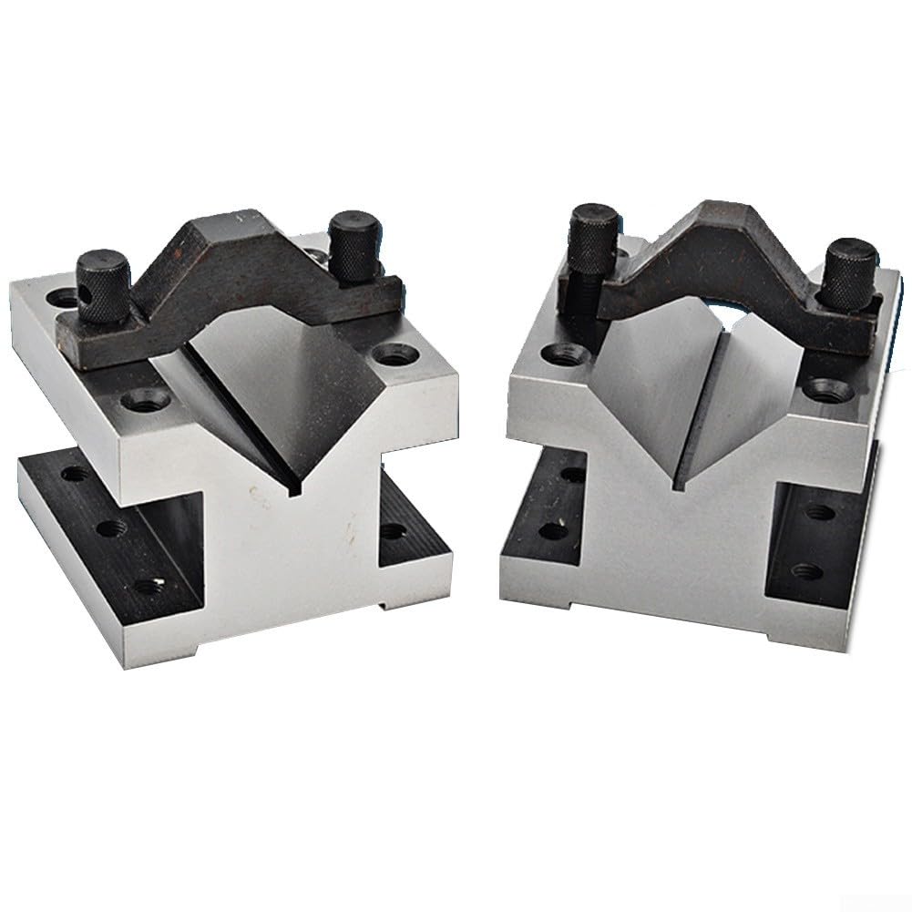 Paire de blocs en V assortis, pince de serrage VEE, outil de mesure, outil de bricolage, précision assortie de précision à 90 °