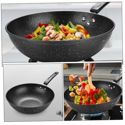 Sartén wok antiadherente COLLBATH piedra Maifan 2.21 lb miniatura 4