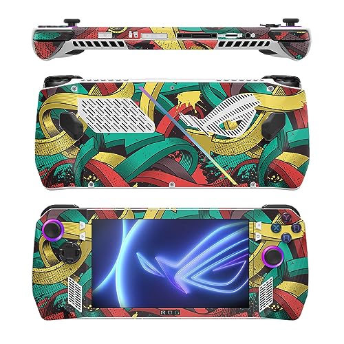 Image of MightySkins Skin Compatible with Asus ROG Ally - Puppy Fall | Protective, Durable, and Unique Vinyl Decal wrap Cover | Easy to Apply, Remove, and Change Styles