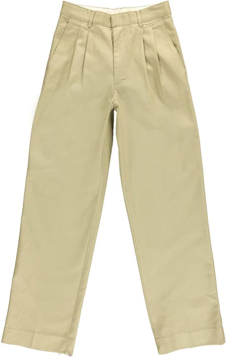 boys husky khaki pants