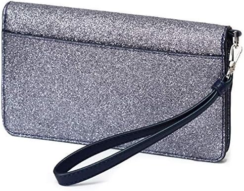 [ケイトスペード] ポーチ katespade サフィアーノレザー グリッター マルチファンクショナル リストレット マルチ ポーチ
