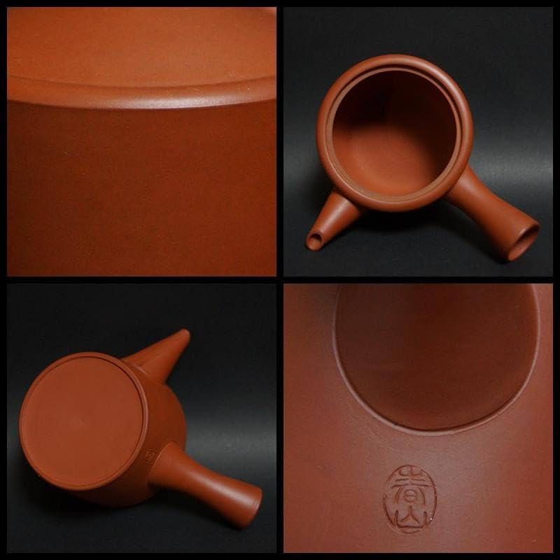 常滑焼 水上暁山 作 朱泥 三十六歌仙文 茶器揃 共布 共箱 煎茶道具 常滑焼 水上暁山 作 朱泥 三十六歌仙文 茶器揃 共布 共箱 煎茶道具