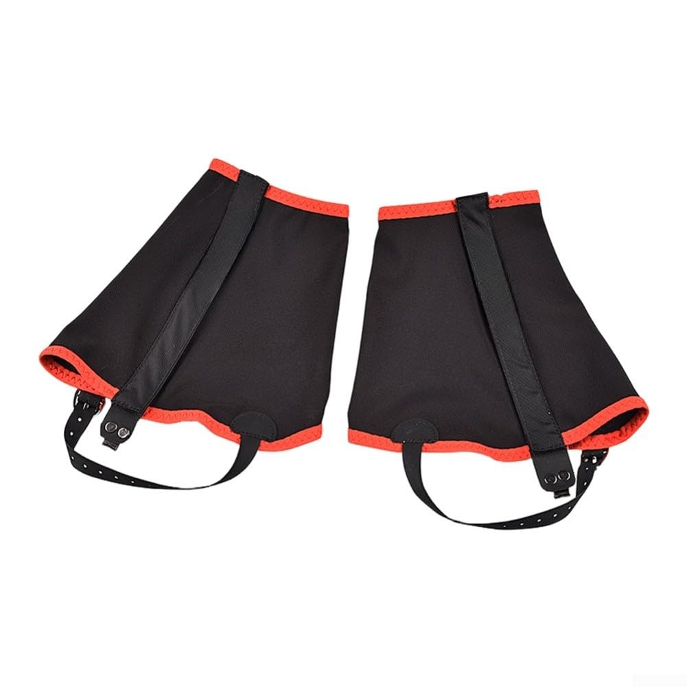 Polainas de Senderismo Nylon Elásticas 29cm Anti-Arena(Red 29 * 44 * 21cm)
