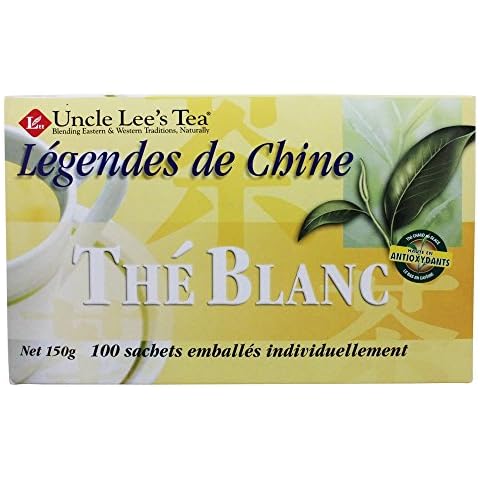 Uncle Lee's Tea Legends of China White Tea, 100 Tea Bags Cover