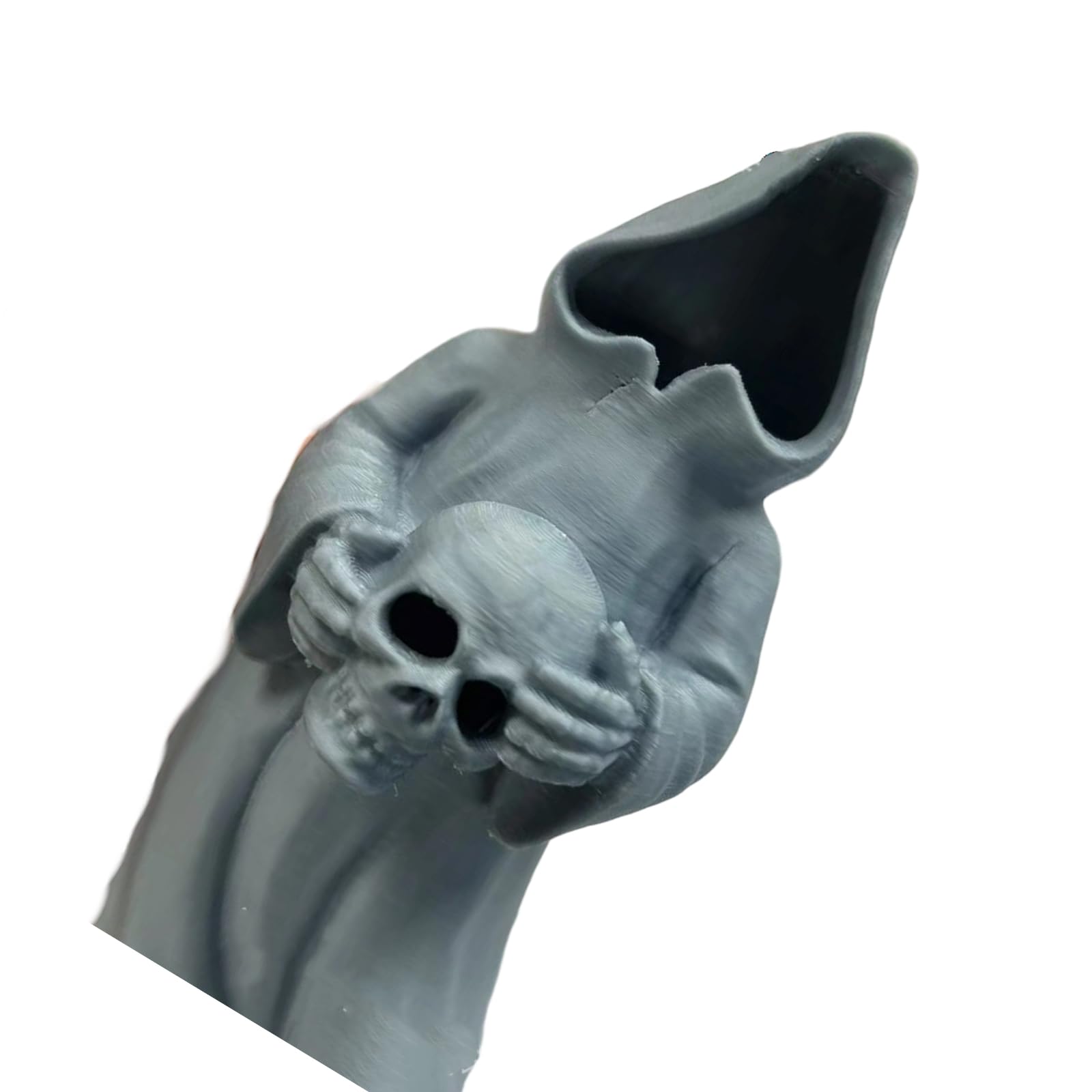 Elnwnnkc Halloween Ghostly Figure Sculpture Ghostly Skull Statue Desk Ornament for Themed Parties and Halloween Party Decoration Desk Ornament