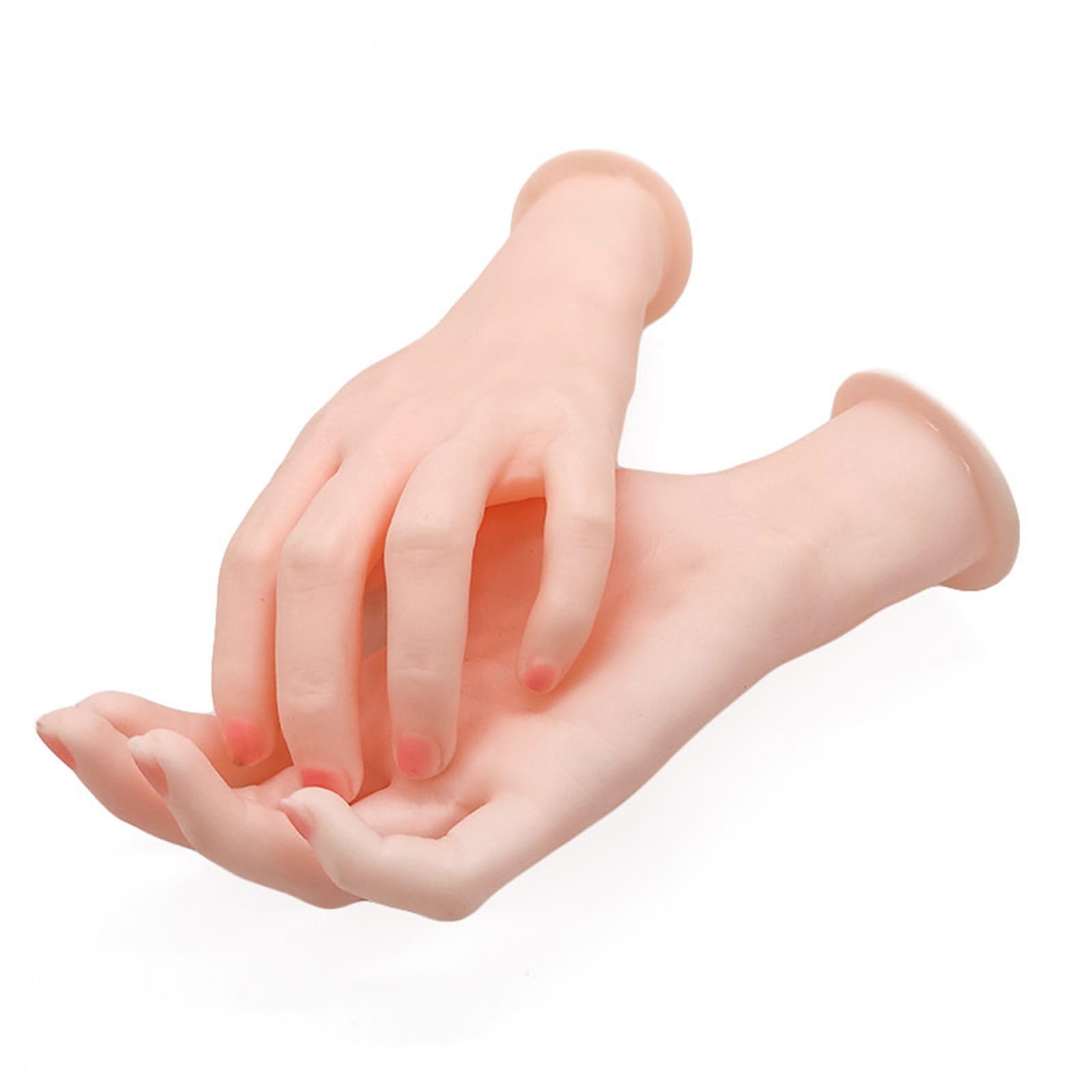 Realistic Hand and Foot Display Props Sturdy Silicone Hand and Foot Mannequins for Watch and Bracelet Showcasing Exhibition Stand Props