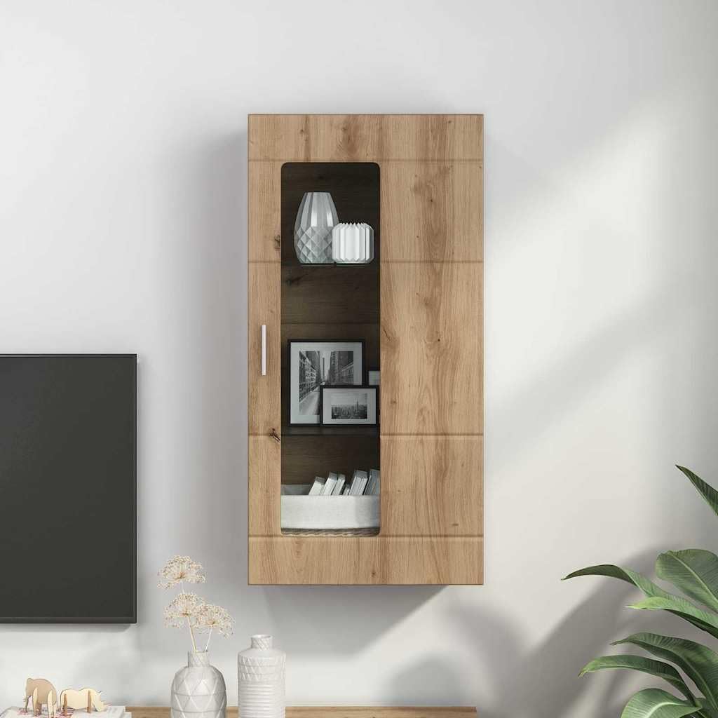 Armadio in legno di quercia Artisan, con 2 ripiani, opaco, da parete, per interni, set di mobili per soggiorno, scaffale, credenza, scaffale, scaffale, scaffale, scaffale, armadietto per