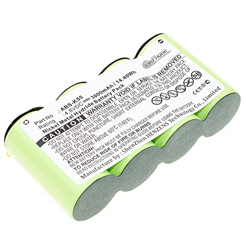 Descubre todo sobre la escoba eléctrica Karcher K85: ¡La solución perfecta para una limpieza impecable! 6 cellePhone batería Ni-MH para Kärcher Escoba de la batería K50 / K85 (reemplazado ABS-K55) - 3000mAh / 4,8V