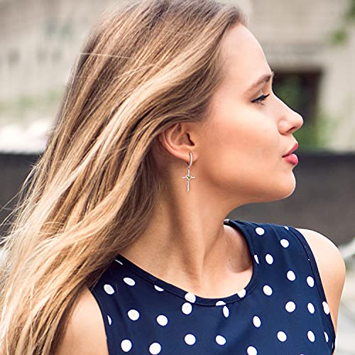 925 Sterling Silver Dangle Earrings For Women Hoop Earrings For Girls Huggie Earrings Teen Girls Gifts For Graduation, Christmas Or Birthday By Amoraime #TOP3