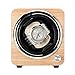 Produktbild JHSHENGSHI Watch Winder Wooden Single Watch Winding Box Automatischer mechanischer Uhrenschüttler Dual-Power Rotating Watch Device Storagewith Quiet Brushless Motor Home