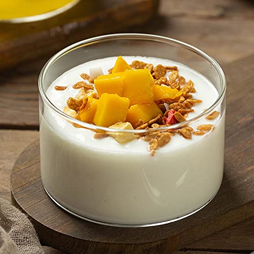 Dessert Cups 6-Pack 4oz Glass Ramekins Oven-Safe For Creme