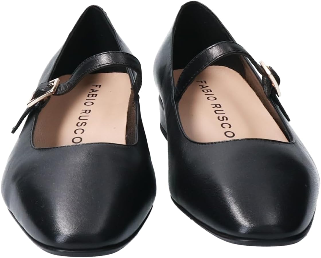 Amazon | [ファビオルスコーニ] メリージェーン フラットシューズ