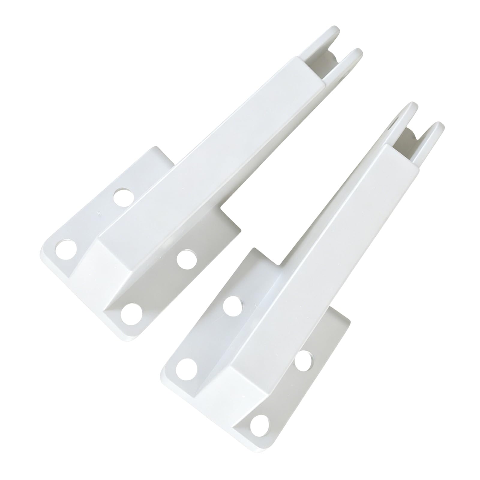 Fexxkg White Of 2 Heavy Duty Screen Door Brackets Modern Door Hardware Set Upgrades Designs For Locking & Smooth Operate Screen Owner Hardware