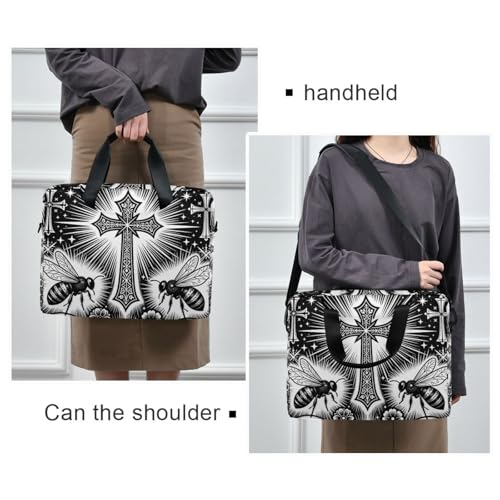 Funda para laptop portátil 15.6 pulgadas con correa y zipper miniatura 7