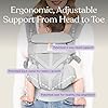 Ergobaby Omni Classic Baby Carrier Newborn to Toddler - Breathable Baby Carriers for Summer - All-Position Carrier with Lumbar Support (7-45 Pounds), Mesh, Pearl Grey #2
