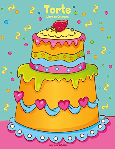Torte Libro da Colorare 1 (Italian Edition)