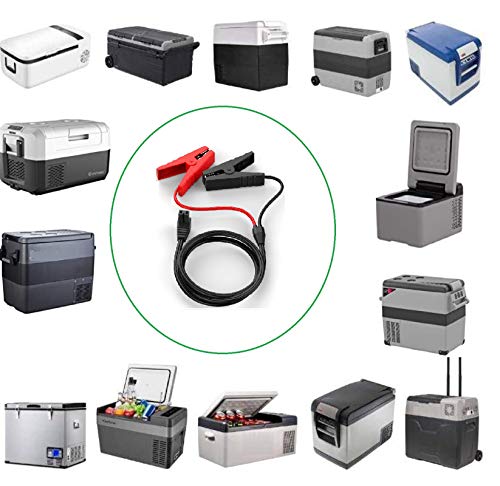 Solarenz Power Cord Plug Toalligator Battery Battery Clamps For 12 Volt Car Refrigerator, Portable Freezer, Car Fridge Freezer Compatible With Other Brands Portable Car Refrigerator Fridge #TOP4