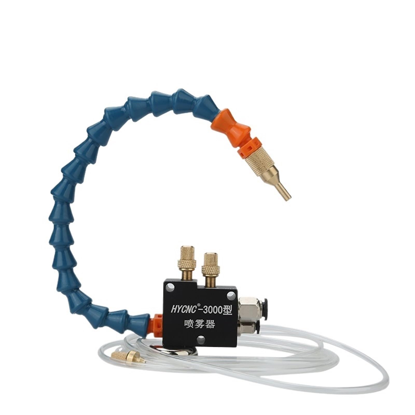 1 máquina herramienta, pulverizador neumático, tubería de agua, bomba de aceite, de lubricación, pulverizador de agua a baja presión, tanque de aceite transparente de 3 l.(24V,Standard set 02)